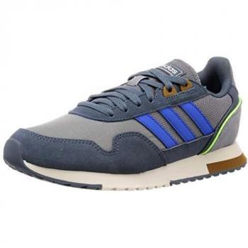 adidas 8K 2020, Zapatillas de Running Hombre, Grey/Glory Blue/Legacy Blue, 43 1/3 EU