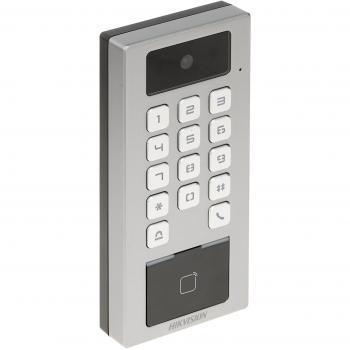 Cámara de Control de Acceso Hikvision DS-K1T502DBWX-C, terminal de control de acceso con pantalla táctil a color, reconocimiento facial, capacidad para 2000 rostros y 100.000 eventos, comunicación en red
