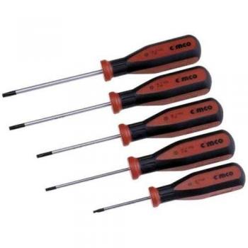 Cimco 117300 - Juego de 5 destornilladores Torx con perforación