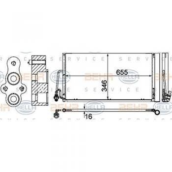 Hella 8FC 351 309-384 Sistemas de Aire Acondicionado