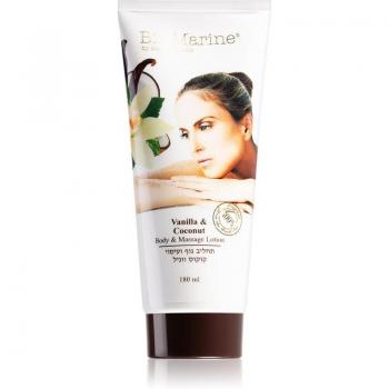 Loción Corporal y de Masaje Bio Marine Enriquecida con Minerales del Mar Muerto, Vainilla Silvestre y Aceite de Coco 180 ml