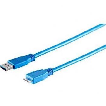 Cable USB 3.0 A/Micro-B de 1,8 m color azul