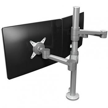 Soporte de Monitor Dataflex ViewLite 142 para 2 Pantallas, Color Plata/Blanco