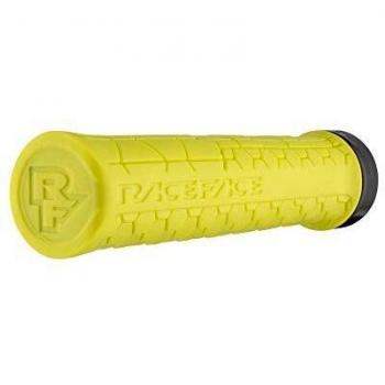 Raceface Getta Grips Empuñaduras, Unisex Adulto, Amarillo y Negro, 33 mm
