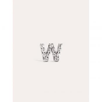 Pendiente Suelto Singularu Letter Sparks Plata - Letra W