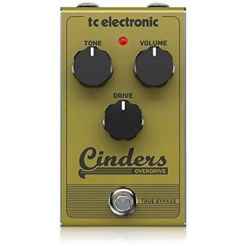 Pedal de Overdrive TC Electronic Cinders - Sensación Tubo, Receptivo y Expresivo