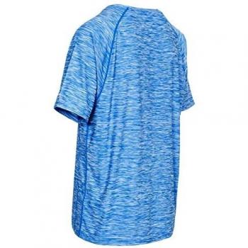 Trespass Camiseta de Secado rápido para Hombre, Hombre, Camiseta, MATOTSN10001_BUMXS, Marl Azul Brillante, XS