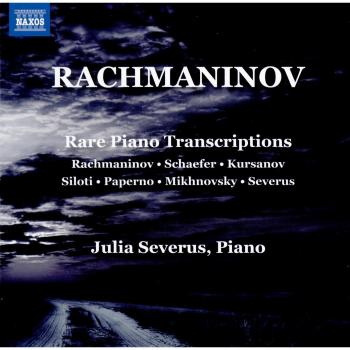 RACHMANINOV, S.: Rare Piano Transcriptions