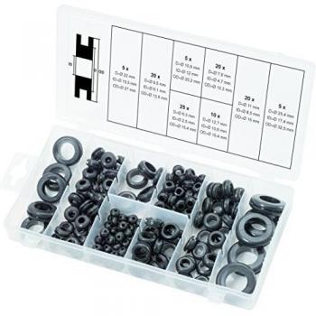 KS Tools 970.0050 Surtido de ojales de goma, 110 pzs