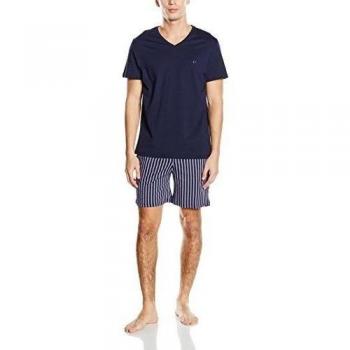 HOM Paul Short Sleepwear-Pijama Hombre    azul
