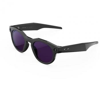 Oakley Meta HSTN Smart Sunglasses - Black with Photochromic Transitions Amethyst Lenses