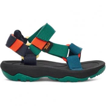 Teva - Sandalias de montaña para niño Hurricane XLT 2, color verde y naranja, talla 20