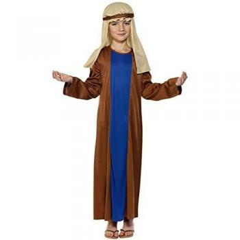 Smiffy's Disfraz de San José Marrón y Azul para Niño Talla Medium 31287L