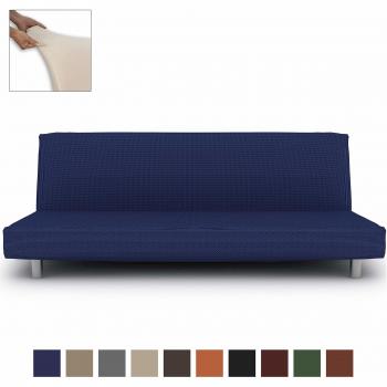 Eiffel Textile Nimes Funda para Sofá, Algodón, Azul, Click-Clack, 160 x 195 x 2 cm
