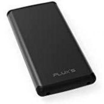 Bateria externa flux´s 10.000 con carga inalambrica - power bank - micro usb - tipo c - 2 salidas usb