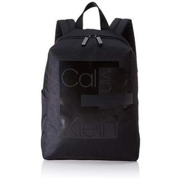 Calvin Klein - Layered Round Backpack, Shoppers y bolsos de hombro Hombre, Negro
