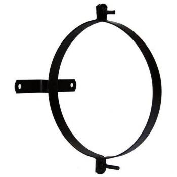 Abrazadera para Tubo Estufa Vitrificada con Soporte 110 mm (2 Piezas) - Fácil Instalación
