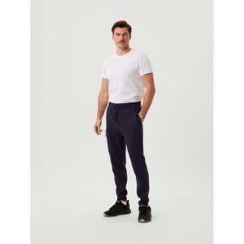 Borg Tech Sweat Pants Navy, S