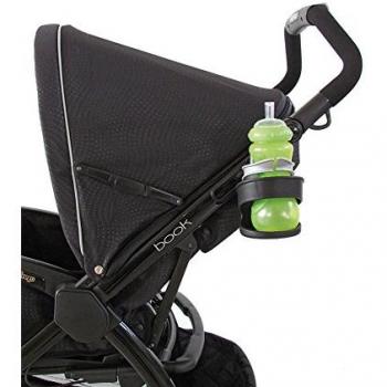 Peg-Pérego Stroller Cup Holder - Portabebidas para silla de paseo y chasis, color negro
