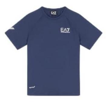 Camiseta EA7 Emporio Armani Ventus Técnica de Manga Corta para Niño - Color Marino (12 Años)