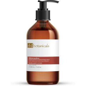 DR. BOTANICALS Loción Hidratante para Manos y Cuerpo de Rosa Marroquí
