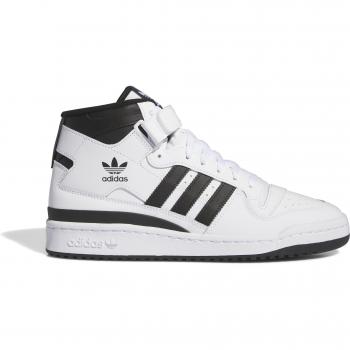 Zapatillas Sneakers Adidas Originals Forum Mid para hombre, color blanco, talla 43 1/3, material cuero