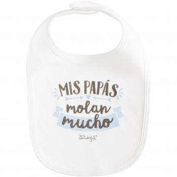 Mr Wonderful WOA03700ES - Babero con mensajeMis papás molan mucho
