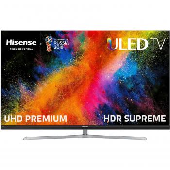Televisor Hisense H65NU8700 de 65, ULED, 4K Ultra HD Premium, Modelo 2017 con Marco Metálico en Color Plata y Smart TV Wifi Integrado