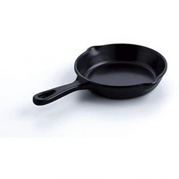 Sartén para Servir Aperitivos Quid A'bordo Negro Plástico (Pack de 12 Unidades)