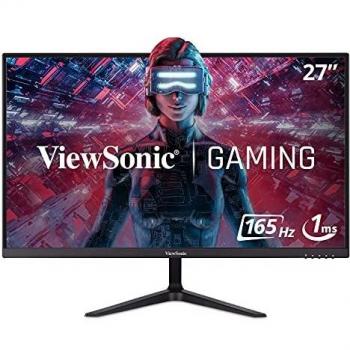 Monitor Gaming Viewsonic VX2718-P-MHD de 27 Full-HD, Adaptive Sync, 1 ms, 165 Hz, HDMI, DP, Altavoz, Negro