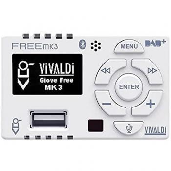 Dispositivo Multimedia de Audio Vivaldi Freemk3.w 25+25W Incorpora Bluetooth y Diseño Blanco