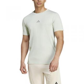 Camiseta adidas Designed for Training HIIT Workout HEAT.RDY manga corta gris claro - XL