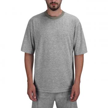 DISHANG Manga Corta para Hombre Suave, Ligero y Elástico Pijama Camisas Atléticas Transpirables para Dormir