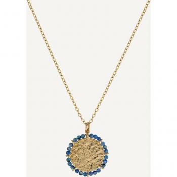 Colgante Gaia de Vidal & Vidal en oro de 18 Kt con piedras azules, diseño exclusivo para mujeres