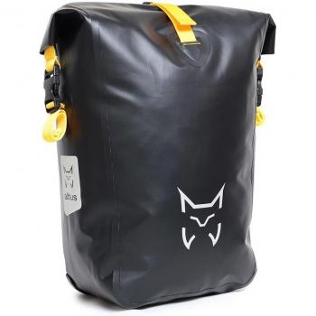 Alforja impermeable Biddi Altus - Alforjas, color negro, resistente al agua, diseño ligero y compacto, ideal para ciclismo y actividades al aire libre