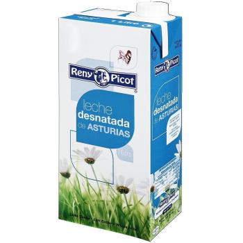 Reny Picot Leche Desnatada - Paquete de 6 x 1000 ml - Total: 6000 ml