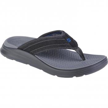 Chanclas Skechers Sargo Point Vista Charcoal Hombre - Flip-flops, color gris, modelo 204383-CHAR