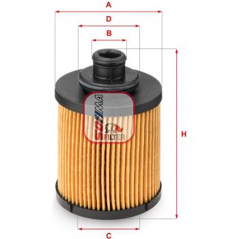 Filtro de aceite SOFIMA S 5031 PE