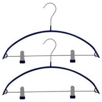 MSV 241, 2 Unidades 2 Cromado-para Cortinas chapados en Metal con Revestimiento de PVC/Azul, 41 x 24 x 0,1 cm