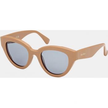 Max Mara Cat Eye Brown Acetate Women's Sunglasses and Elegant Beige Unisex Black Dress Mm0077, One Size