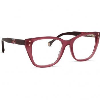 Carolina Herrera HER0191 Burgundy Red Havana Glasses, Brown Unisex, Size: 52 MM