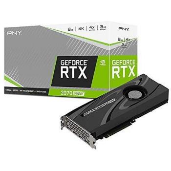 PNY GeForce RTX 2070 SUPER Blower ,Black,VCG20708SBLMPB