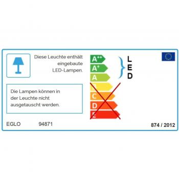 Lámpara de exterior LED Eglo Sonella 8,2W 820lm IP44 blanca