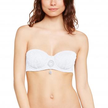Aubade Indian Tales - Parte de arriba de bikini para mujer, color blanco, talla 95C