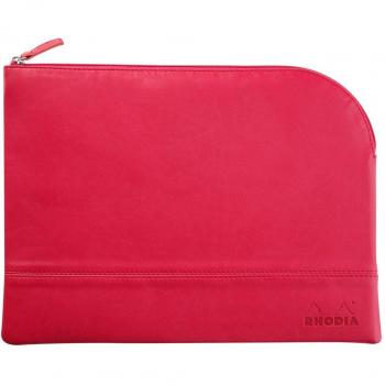 Rhodia 116743C - Bolsa con cremallera - Grande (L) - Frambuesa