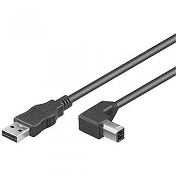 Cable de conexión Microconnect USB 2.0 A-B de 3 metros en color negro