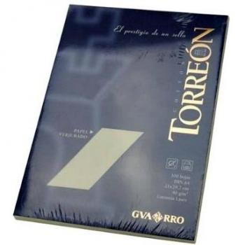 Papel A4 Guarro Torreón Ahuesado 90g, Paquete de 100 Hojas