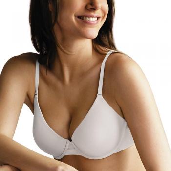 Lovable Reggiseno con Ferretto Ultralight. Full Coverage, Parte de Arriba de Bikini para Mujer, Blanco