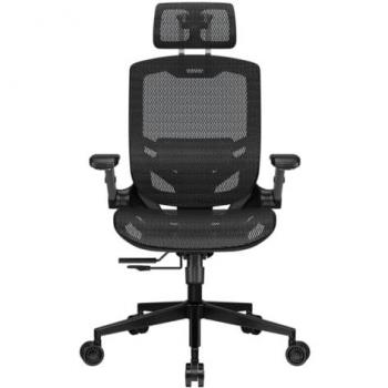 Silla Gaming Cougar Speeder One - Ergonómica, Tela de Malla, Reposabrazos 2D Ajustables, Inclinación 135°, Soporte Lumbar, Altura Ajustable