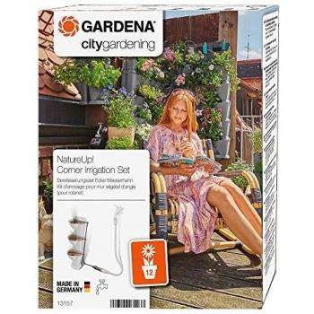 Gardena Kit Grifos de Riego para Esquina, Gris, 5.5x22x32 cm, 13157-20